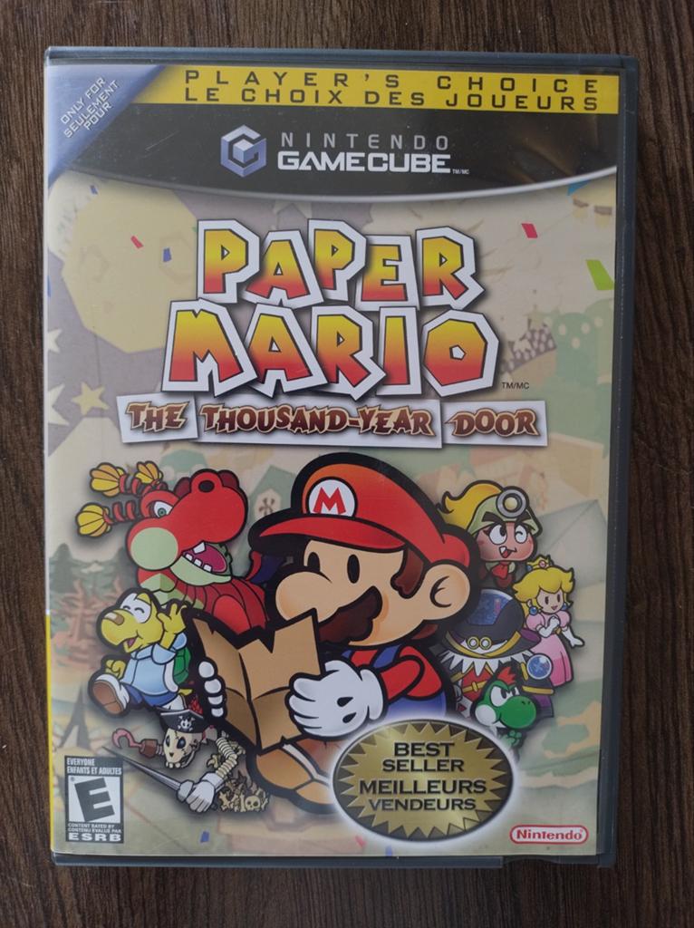 Paper Mario: The Thousand-Year Door (GameCube) region locked, Spelcomputers en Games, 1 speler, Ophalen of Verzenden, Zo goed als nieuw