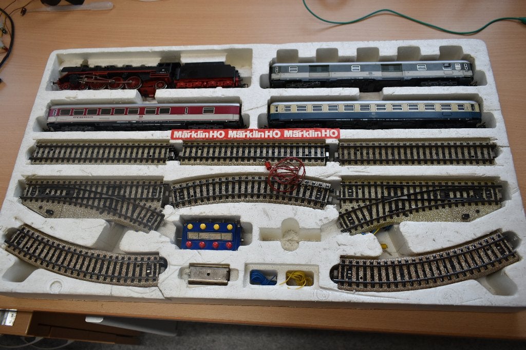 Marklin 3185 startset S + E, Hobby en Vrije tijd, Modeltreinen | H0, Wisselstroom, Ophalen of Verzenden, Analoog, Märklin