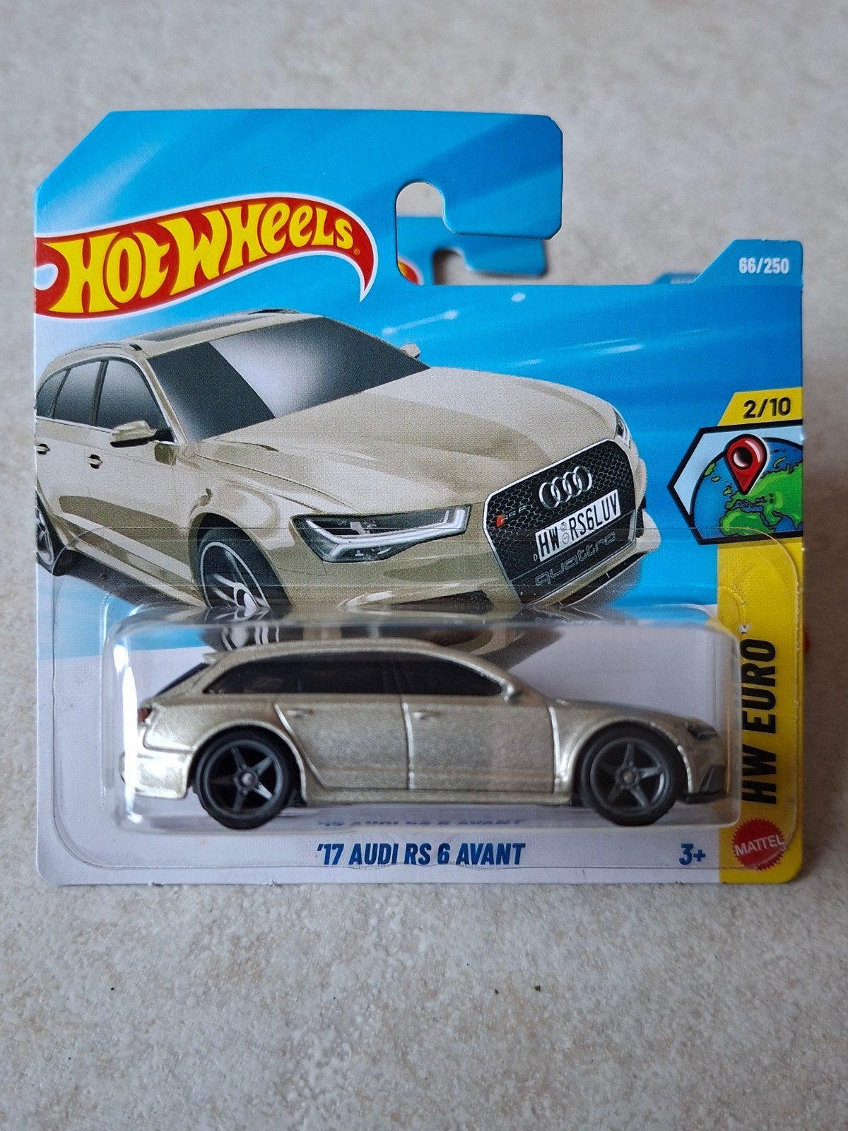 Hot Wheels '17 Audi RS 6 Avant Custom met Real Riders!!, Ophalen of Verzenden, Nieuw, Auto