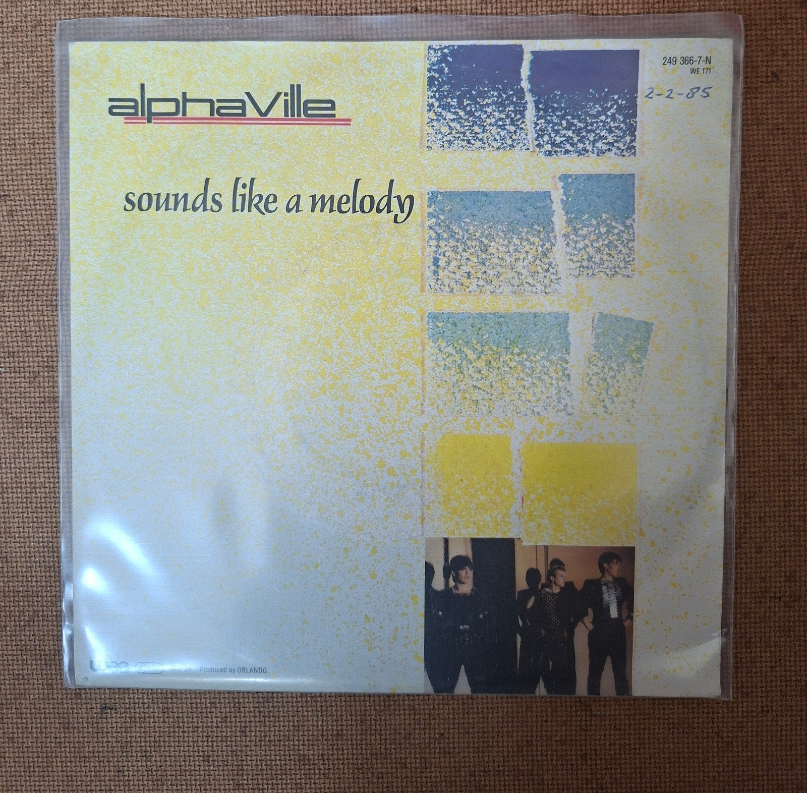Alphaville  - Sounds like a melody  - Single is TOP, Ophalen of Verzenden, Gebruikt, 7 inch, Pop
