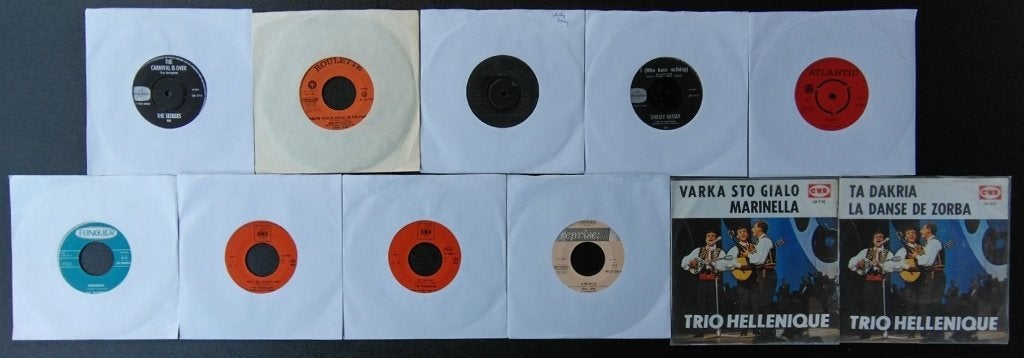 Set 8: 11 singles jaren 60, Gebruikt, Originele persing, 7 inch, Ophalen of Verzenden