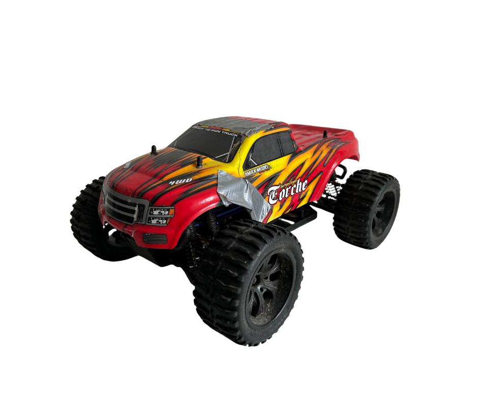 Himoto Torche 2,4ghz Amax model 4WD 1/10 rc auto, Elektro, Gebruikt, Auto offroad, Ophalen of Verzenden