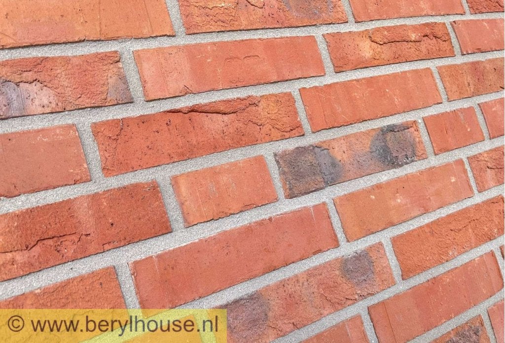 v.a. € 25,- per m2  Gebakken baksteenstrippen steenstrippen, Niet ingevuld, Verzenden, Bakstenen, Niet ingevuld