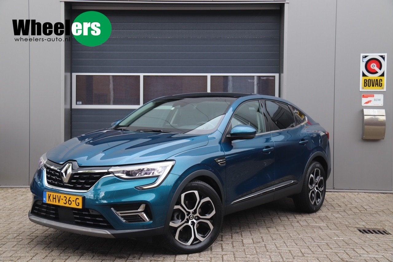 Renault Arkana 1.6 E-Tech Hybrid 145 Intens, Camera, Pano-da, Auto's, Renault, Arkana, Gebruikt, 4 cilinders, Blauw