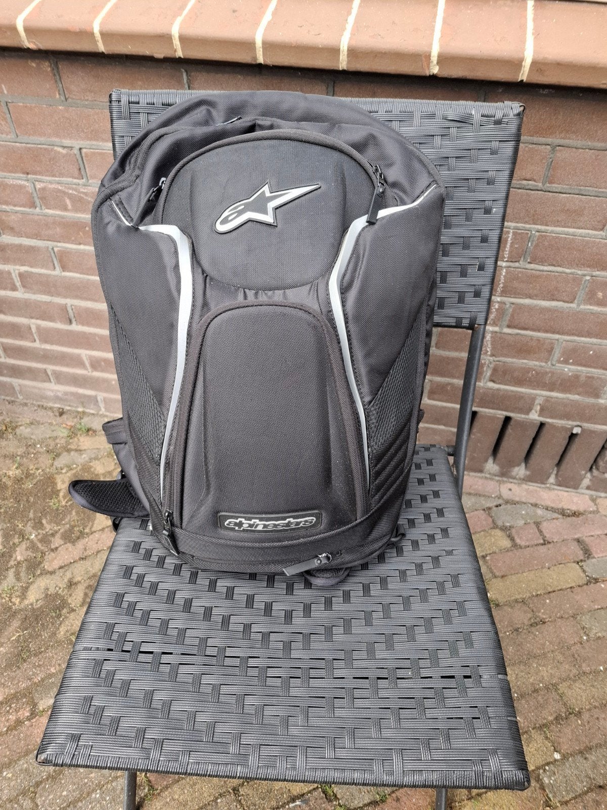alpinestars rugzak rugtas, Motoren, Ophalen of Verzenden, Zo goed als nieuw