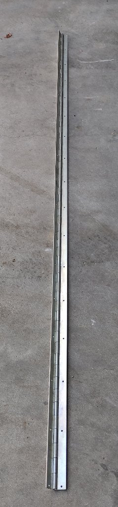 pianoscharnier verzinkt 240cm lang 36mm breed, Doe-het-zelf en Verbouw, Ophalen, Nieuw, IJzer, Scharnier