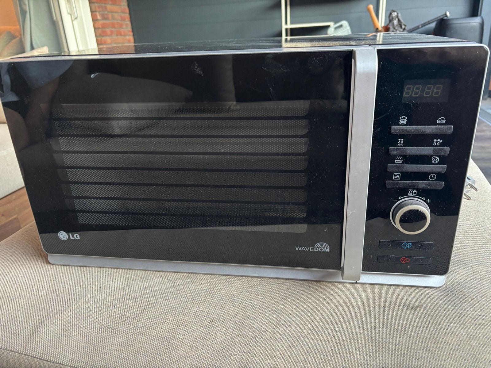 LG WaveDOM magnetron, Witgoed en Apparatuur, Magnetrons, Ophalen, Minder dan 45 cm, Draaiplateau, Vrijstaand