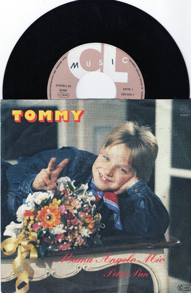 Tommy – Mama Angelo Mio, Ophalen of Verzenden, Zo goed als nieuw, 7 inch, Levenslied of Smartlap