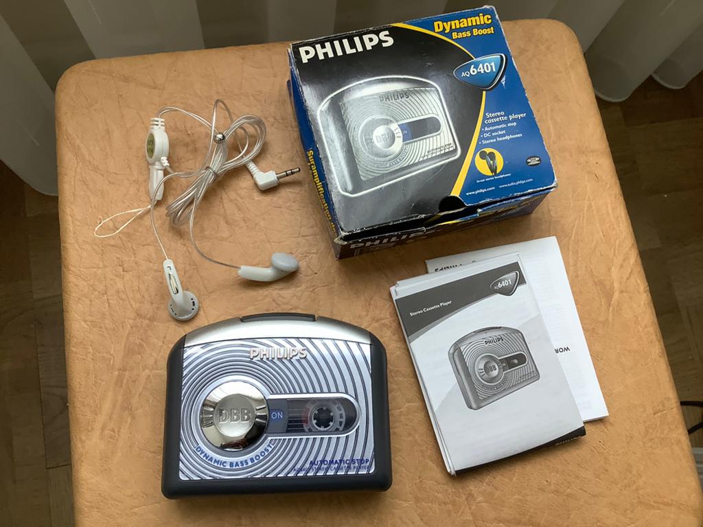 📼 Philips Walkman – Complete set in absolute nieuwstaat! 🎧, Ophalen of Verzenden, Walkman