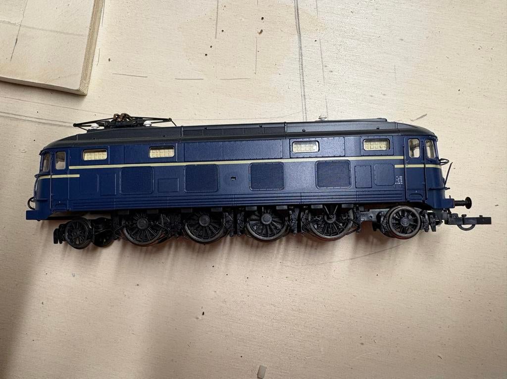 Locomotief - Blauw, Overige merken, Gebruikt, Locomotief, Gelijkstroom of Wisselstroom