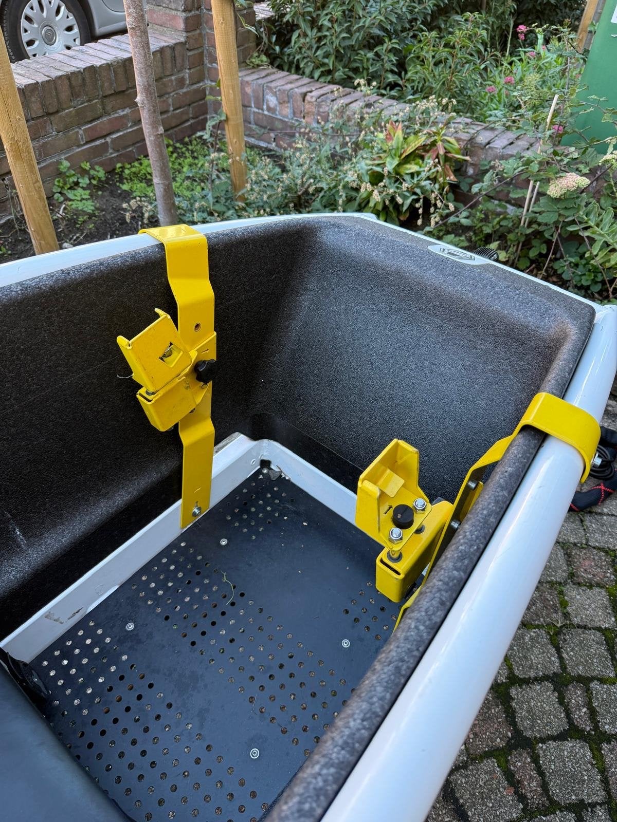 Bakfiets kinderzitjesbeugel / adapter, Ophalen of Verzenden, Gebruikt, Overige typen, 80 kg of meer