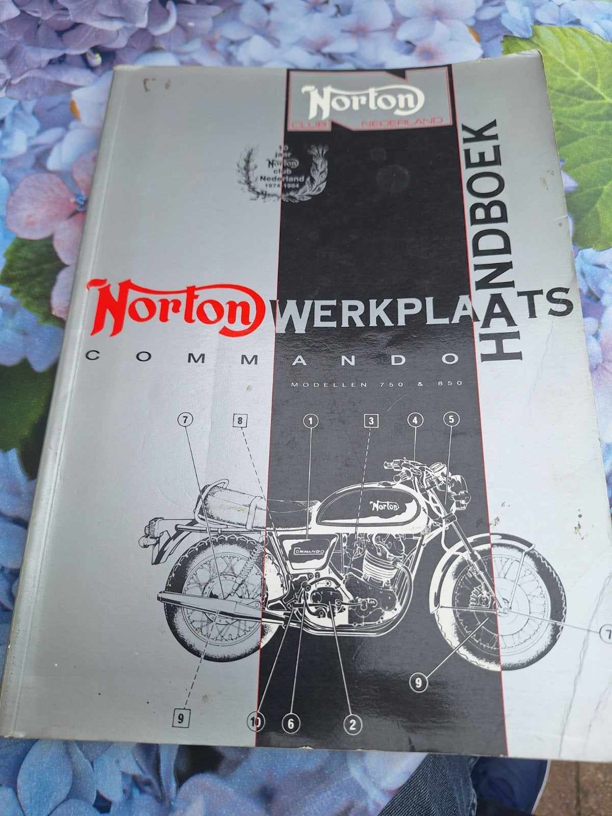 Norton werkplaatshandboek commando modellen 750  en 850, Motoren, Ophalen of Verzenden, Overige merken