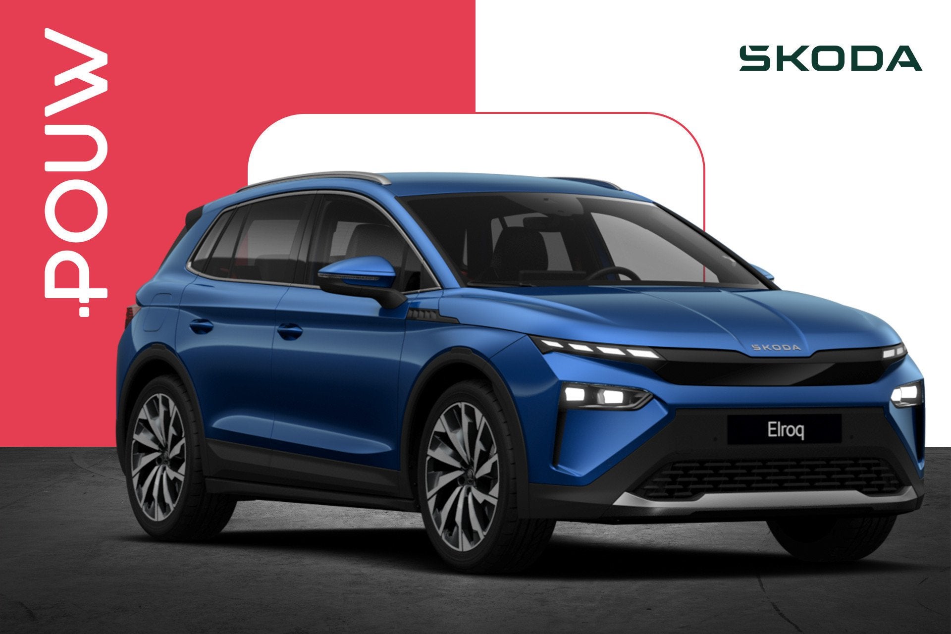Skoda Elroq 85 286pk Business Edition | 21" Velgen | Trekhaa, Auto's, Automaat, 12 maanden, Achterwielaandrijving, Blauw