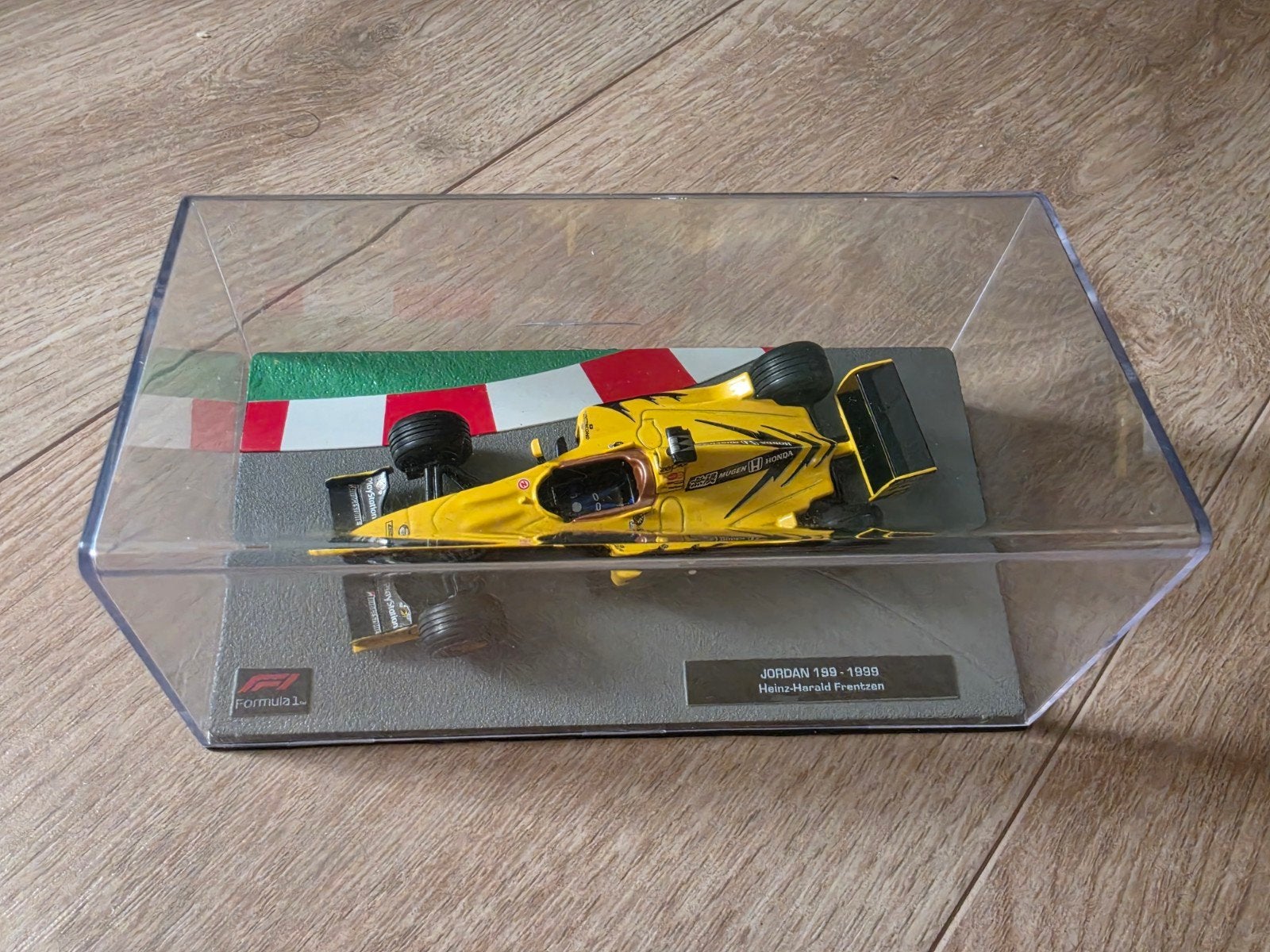 Jordan 199 F1 modelauto - Heinz-Harald Frentzen, Ophalen of Verzenden, Zo goed als nieuw, Auto, Overige merken