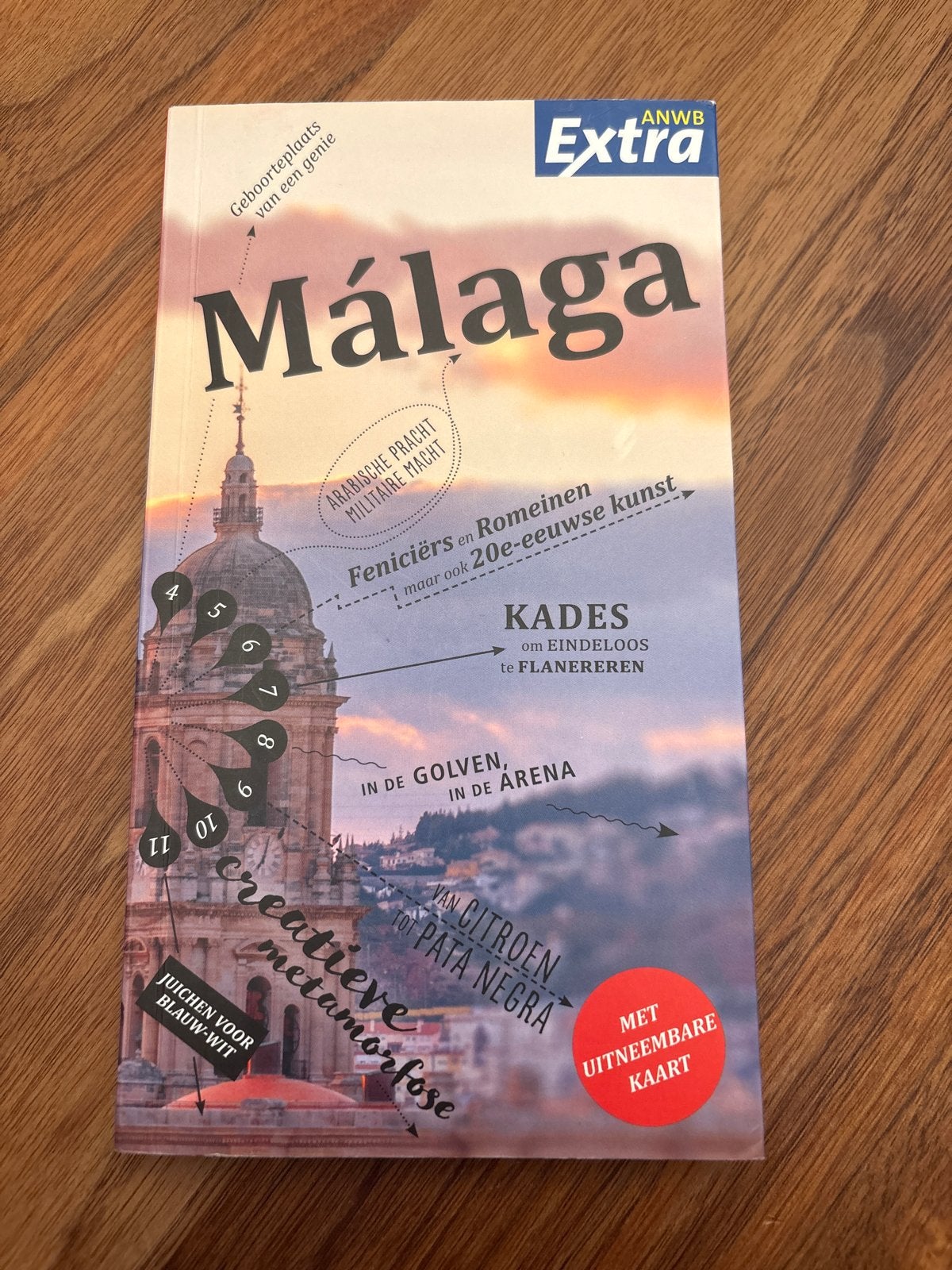 ANWB Extra Reisgids Málaga met uitneembare kaart, Boeken, Europa, Ophalen of Verzenden, Zo goed als nieuw, Reisgids of -boek