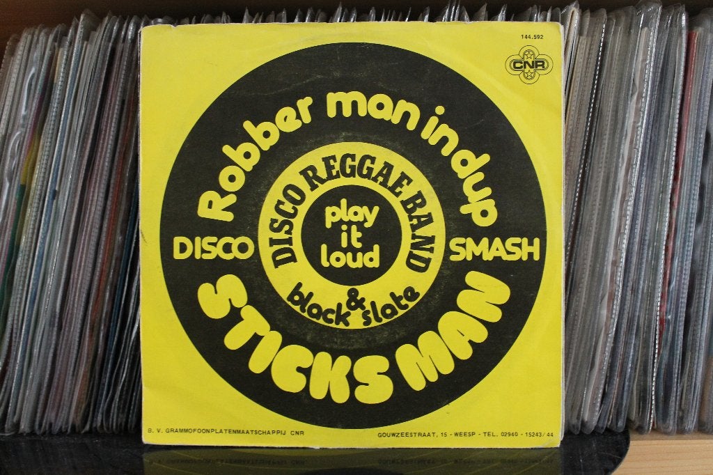 7" Single Disco Reggae Band & Black Slate - Sticks Man / Rob, Ophalen of Verzenden, Gebruikt, Pop