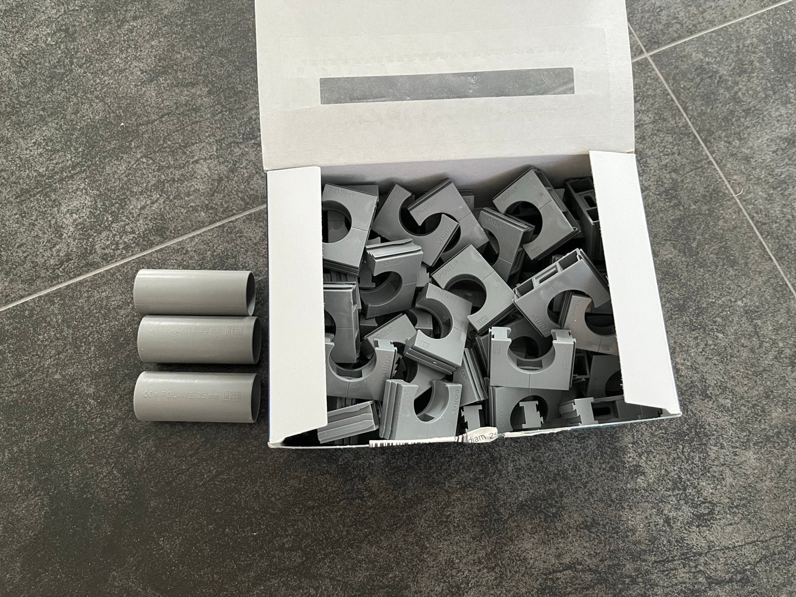 53x Pipelife Polfix 25mm, Pvc, Overige typen, Nieuw, Minder dan 2 meter