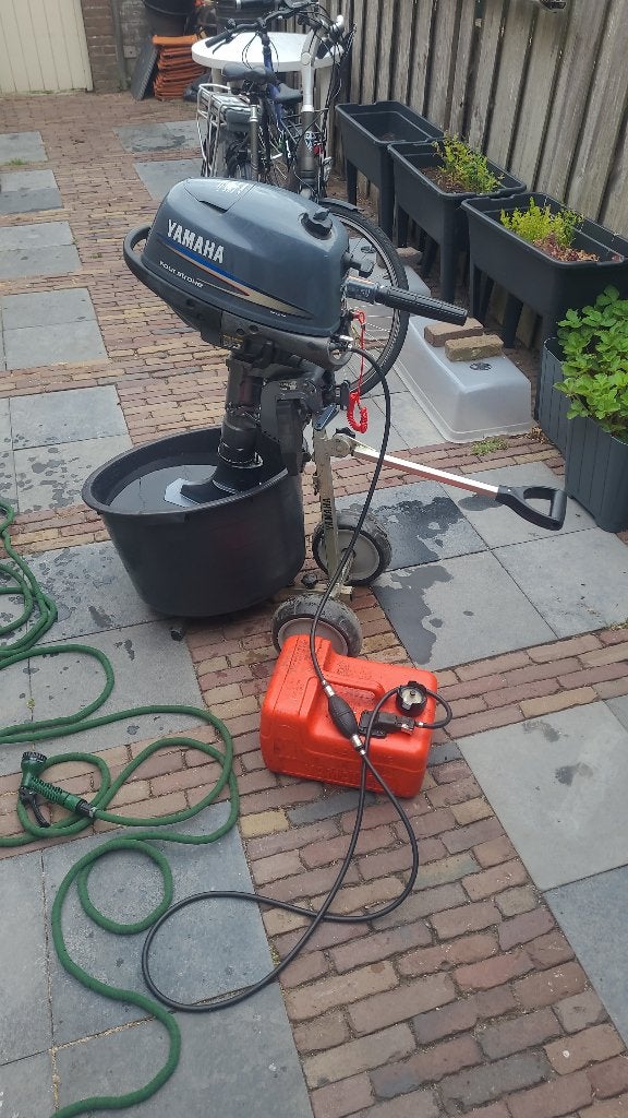 Buitenboordmotor Yamaha F4AMH, Ophalen, Minder dan 5 pk, Viertaktmotor, Zo goed als nieuw