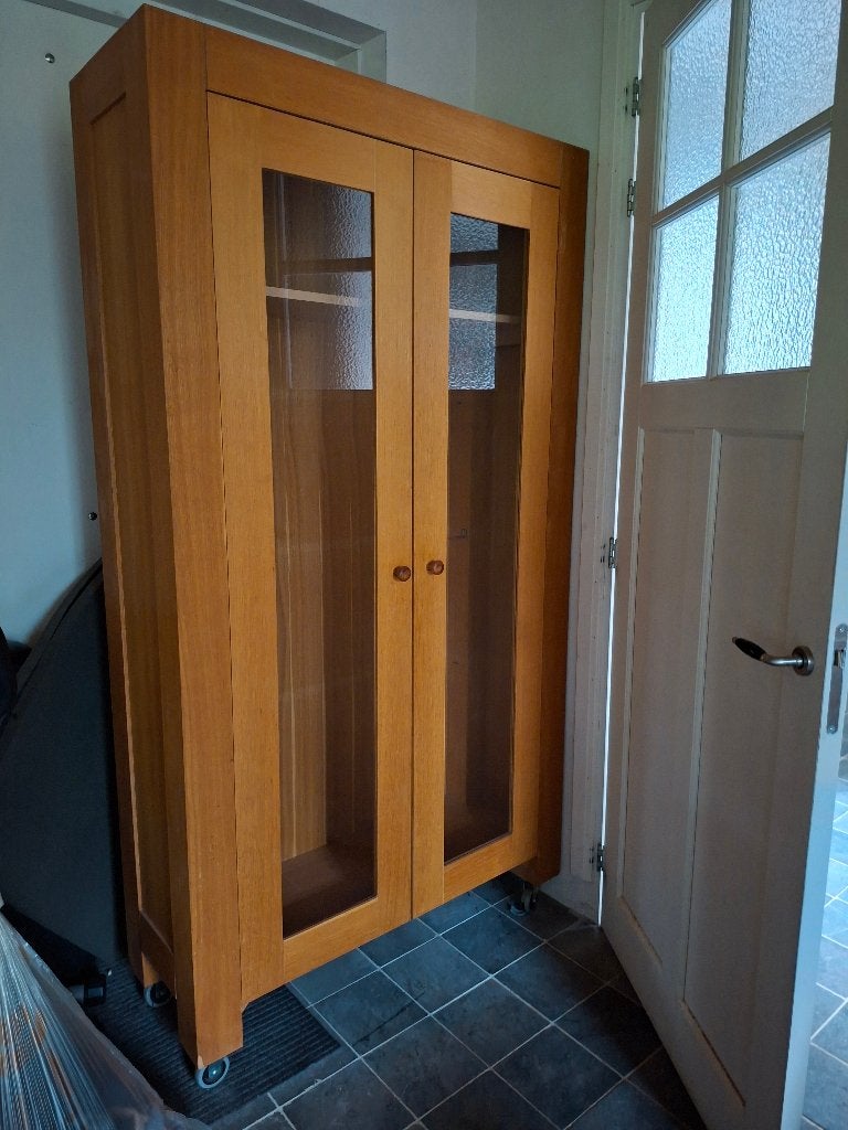 gratis af te halen vitrine kast, Huis en Inrichting, Gebruikt, 100 tot 150 cm, 150 tot 200 cm, 25 tot 50 cm