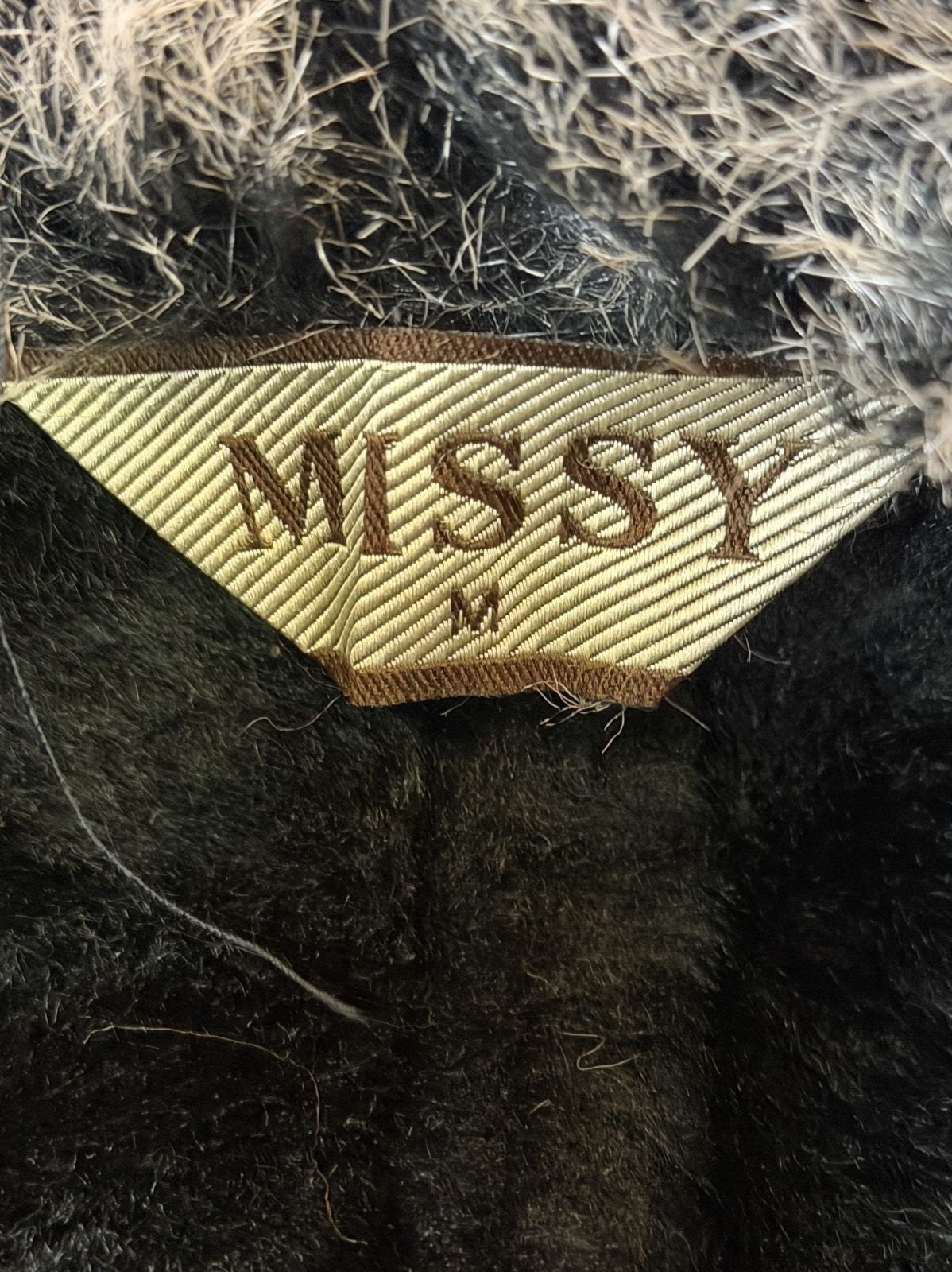 Bruin Afghaans jasje (schapenvacht-look / lammy coat),, Maat 38/40 (M), Bayline Vintage Trading, Bruin, Verzenden