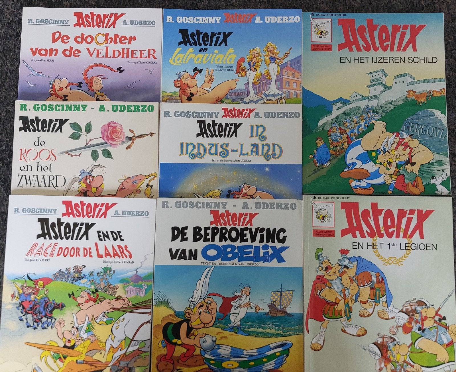 Strips Asterix, Meerdere stripboeken, Verzenden