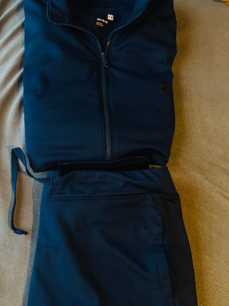 Under Armour en the north face heren traningpak, Kleding | Heren, Sportkleding, Zo goed als nieuw, Fitness, Maat 48/50 (M), Blauw