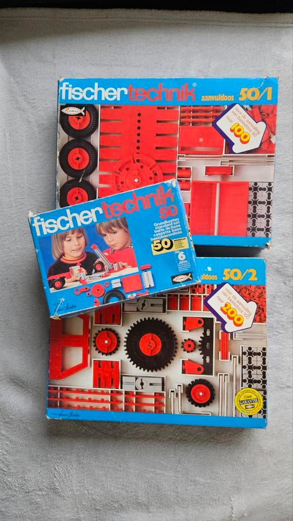 Fisher Technik 50 50/1 50/2 sets, Ophalen of Verzenden