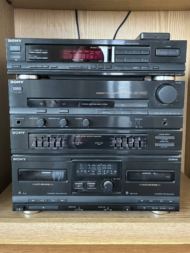 Sony LBT-V502 stereoset + Philips CD 720 + handleiding, Audio, Tv en Foto, Ophalen, Philips, Gebruikt, Tuner of Radio