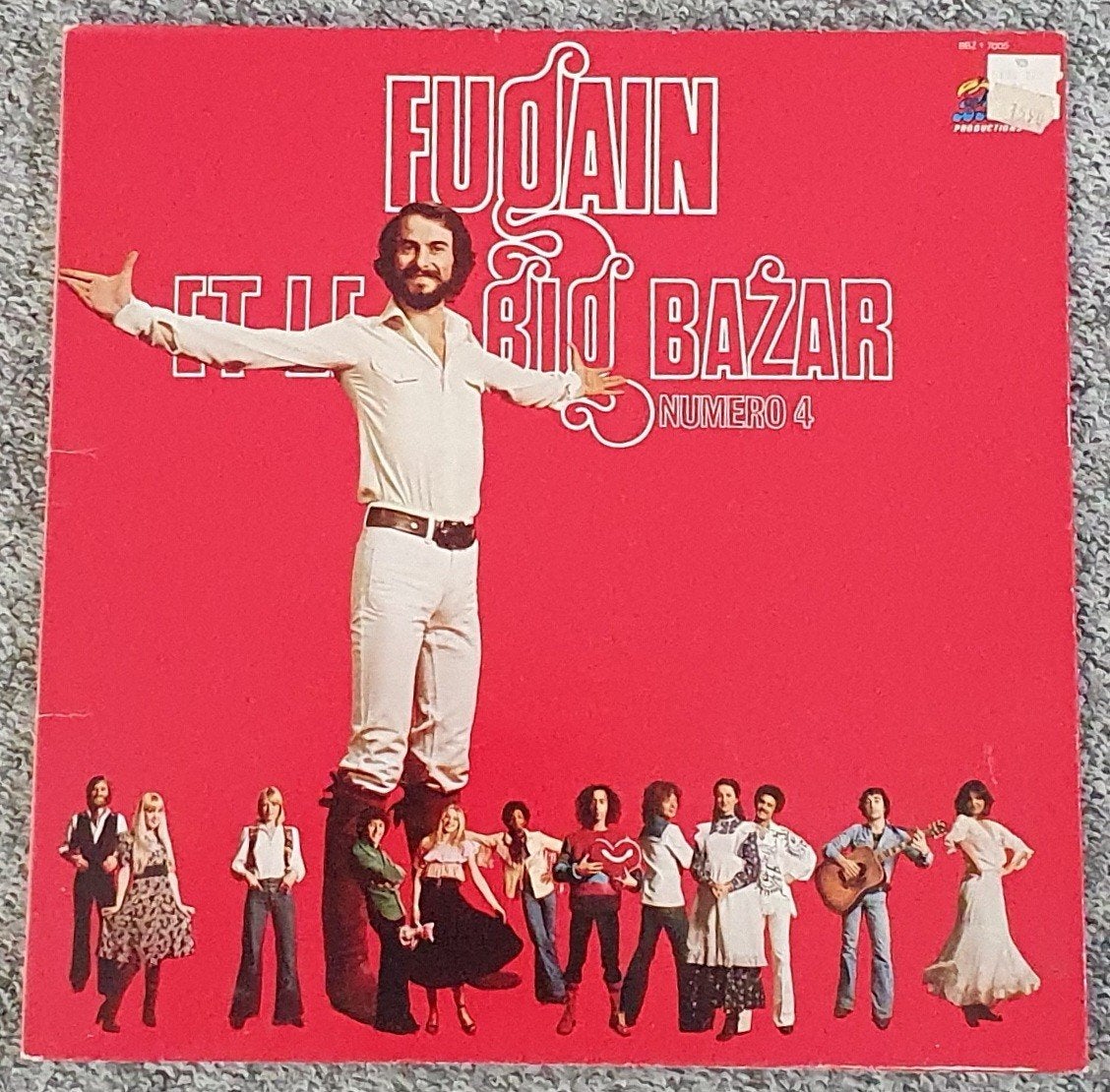 LP: Fugain et le Big Bazar numero 4, Inclusief binnenhoes, Ophalen of Verzenden, LP