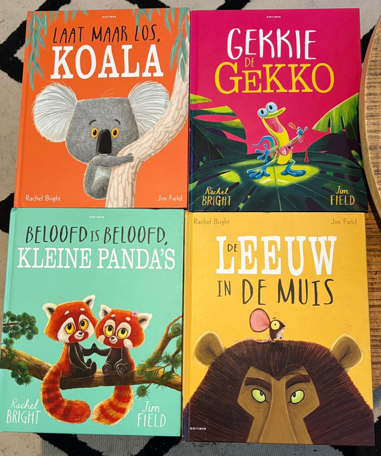 4 prentenboeken van Rachel Bright & Jim Field, Boeken, Fictie algemeen, Jongen of Meisje, Ophalen of Verzenden, Zo goed als nieuw