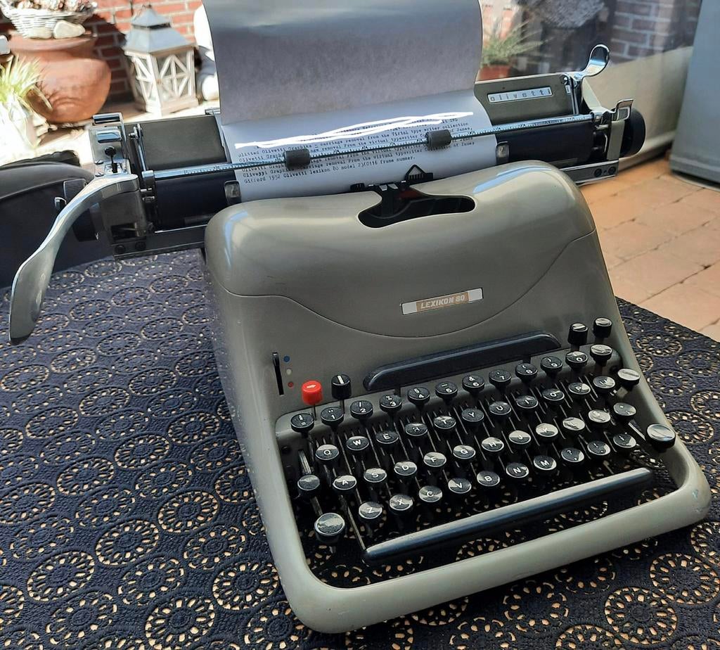 Vintage typmachine Lexikon 80, Diversen, Typemachines, Ophalen of Verzenden, Zo goed als nieuw