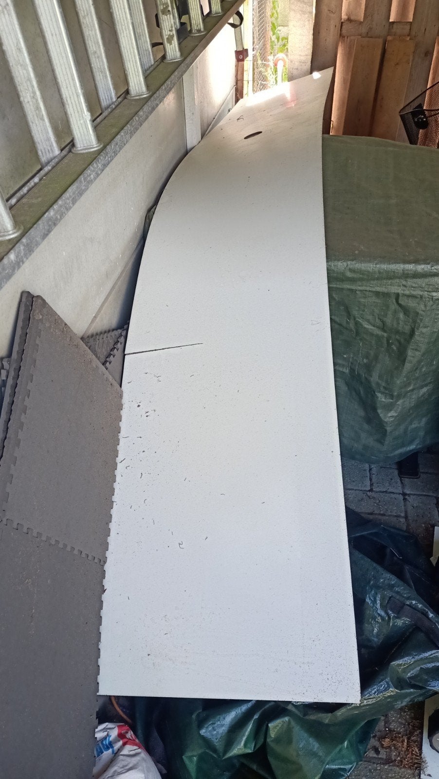 Trespa platen >2,5m L, 50cm B, 4mm D gratis op halen 2stuks, Ophalen