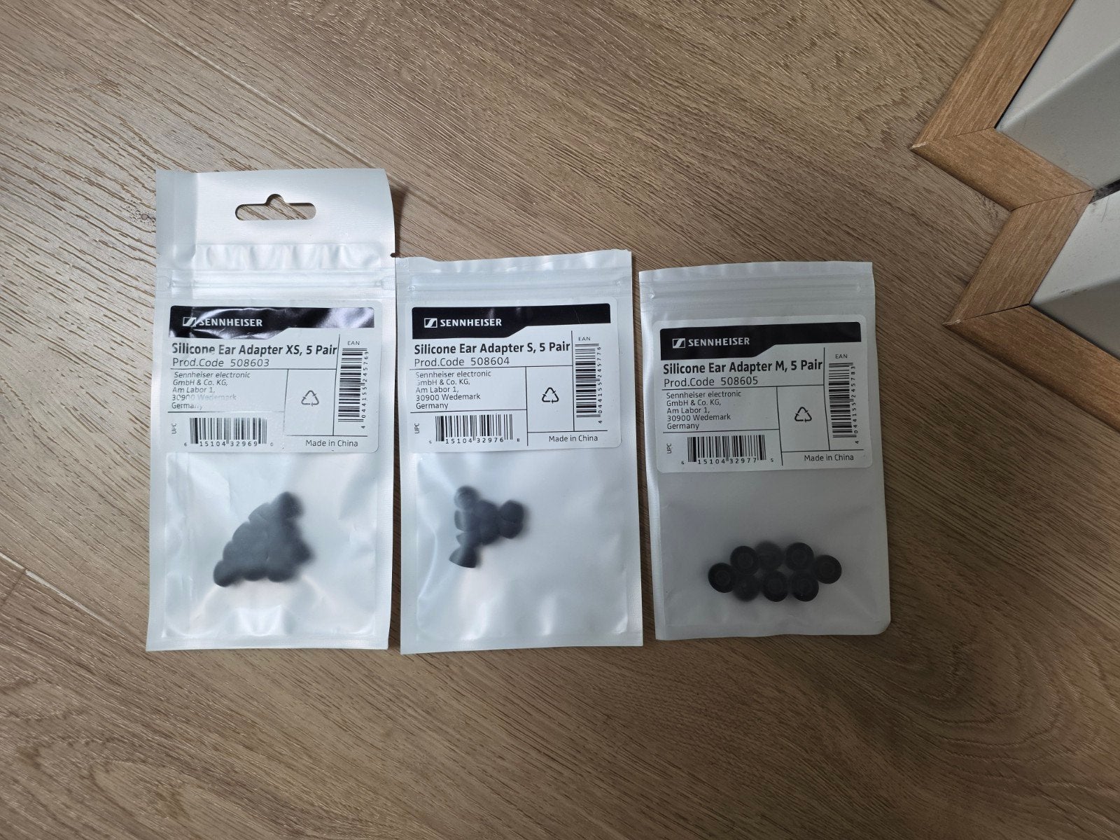 Sennheiser Siliconen Oordopjes Adapters XS, S, M (5 paar), Audio, Tv en Foto, Koptelefoons, In-ear, Sennheiser, Sennheiser electronic GmbH & Co. KG