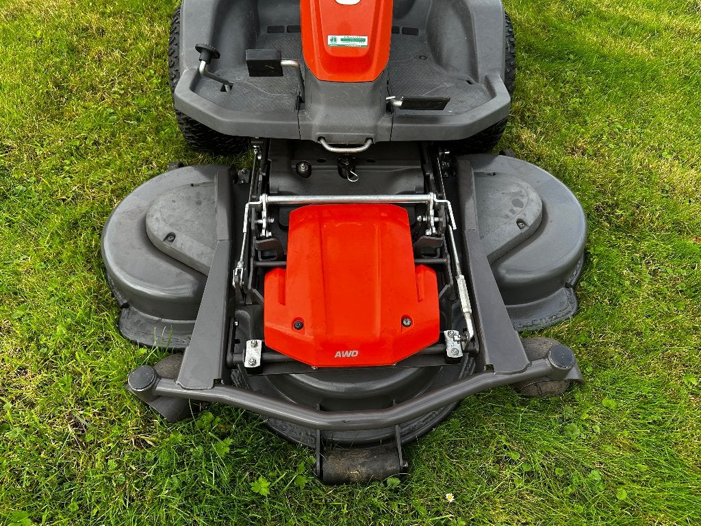 Husqvarna R420TsX AWD bouwjaar 2019 -  9150 ex btw 122cm dek, Gebruikt, Ophalen of Verzenden, 120 cm of meer, Mulchfunctie