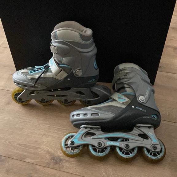 Nijdam skeelers/ inline skates - maat 41, Gebruikt, Inline skates 4 wielen, Ophalen, Overige merken