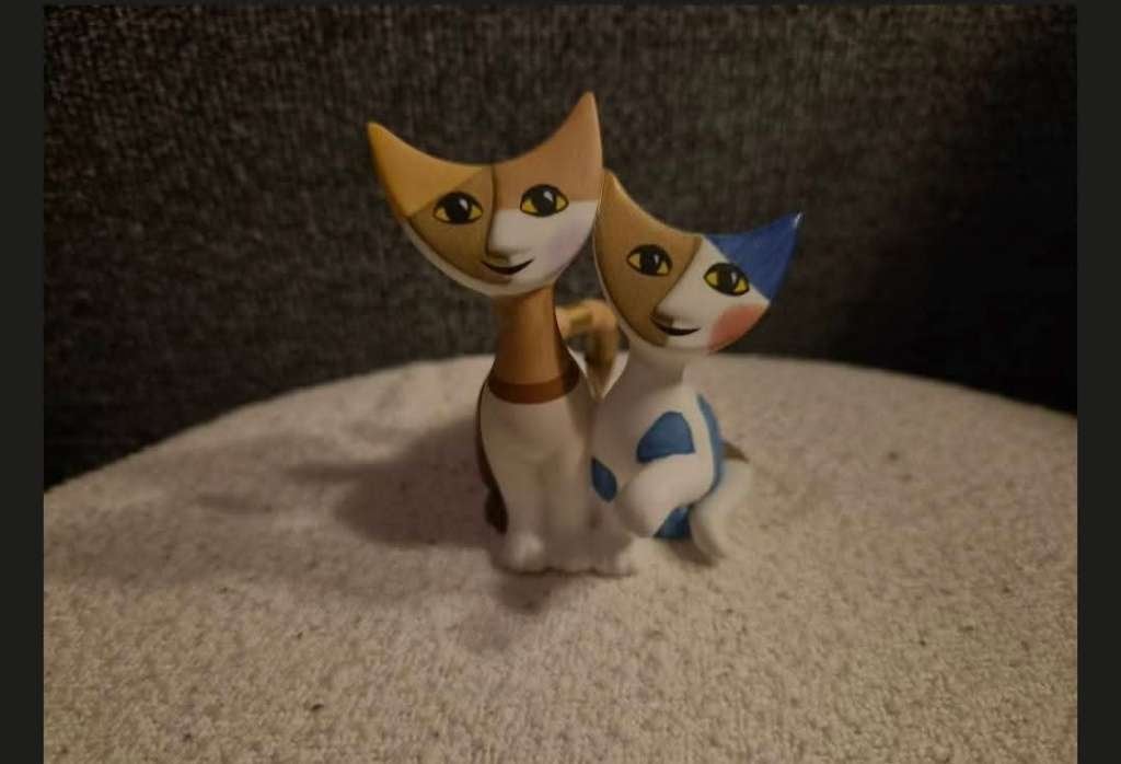 Goebel Rosina Wachtmeister Kattenbeeldjes - Twee Katten, Verzamelen, Ophalen of Verzenden, Zo goed als nieuw, Dier