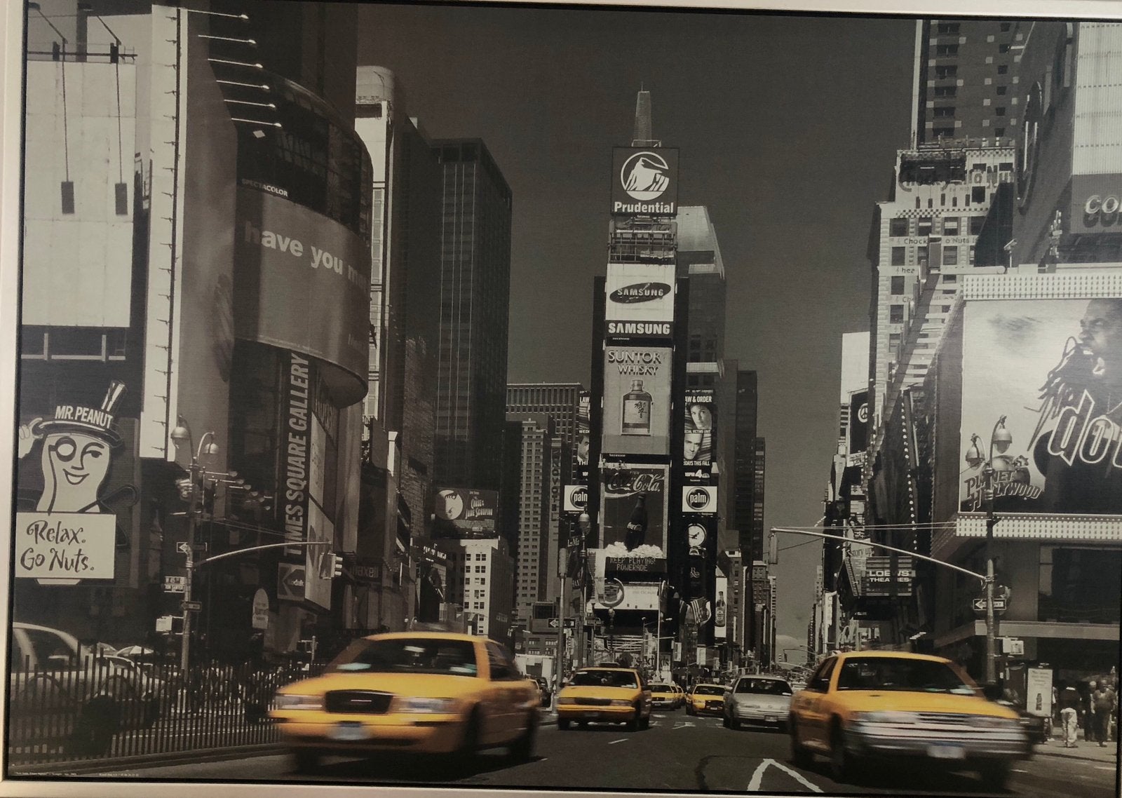 Wanddecoratie Ikea New York “Times Square”, Ophalen, Zo goed als nieuw