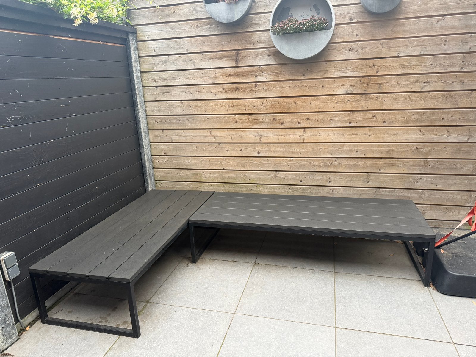 Loungebank incl. Kussens, Tuin en Terras, Ophalen, Gebruikt, Loungeset, Bank