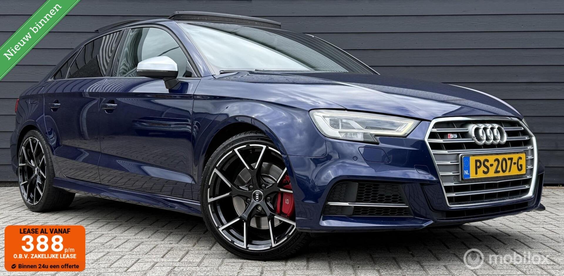 Audi S3 Limousine 2.0 TFSI quattro RS-zetels/Pano.dak/B&O/Dr, Auto's, Automaat, Gebruikt, Euro 6, 4 cilinders