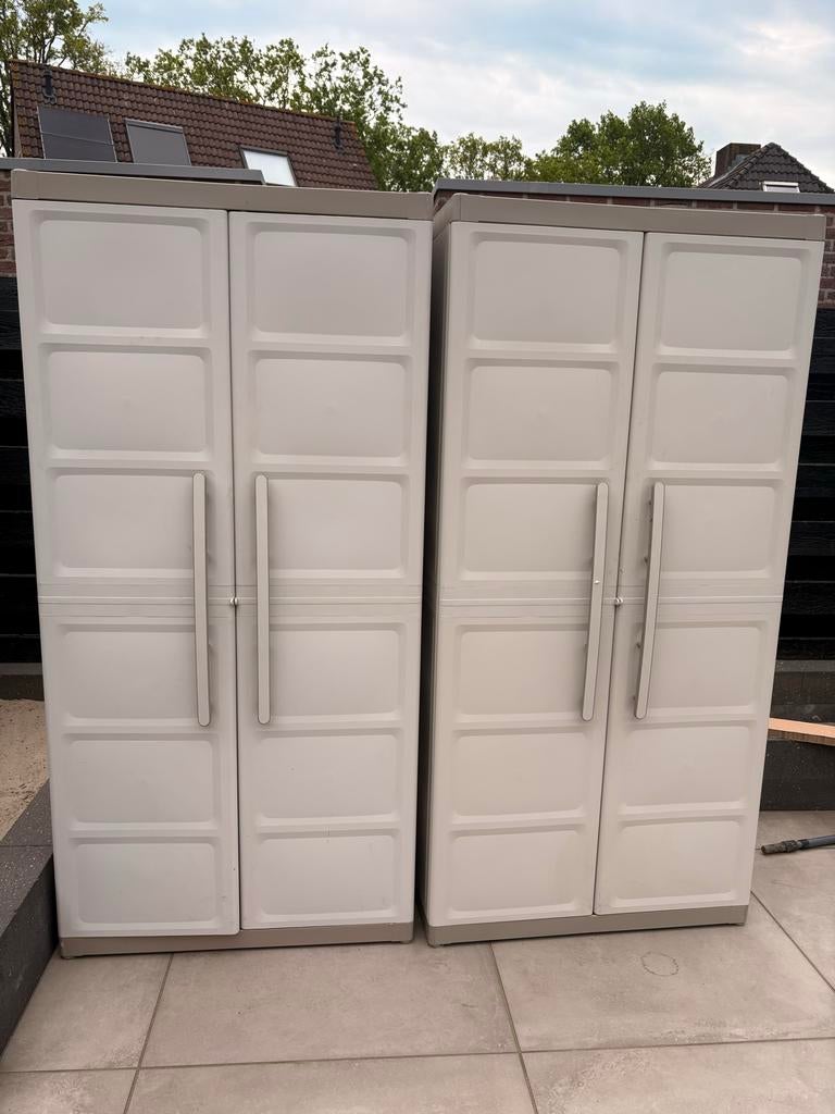 Keter Excellence XL Kunststof opbergkasten - Set van 2, Ophalen, Zo goed als nieuw, Kunststof, Overige typen