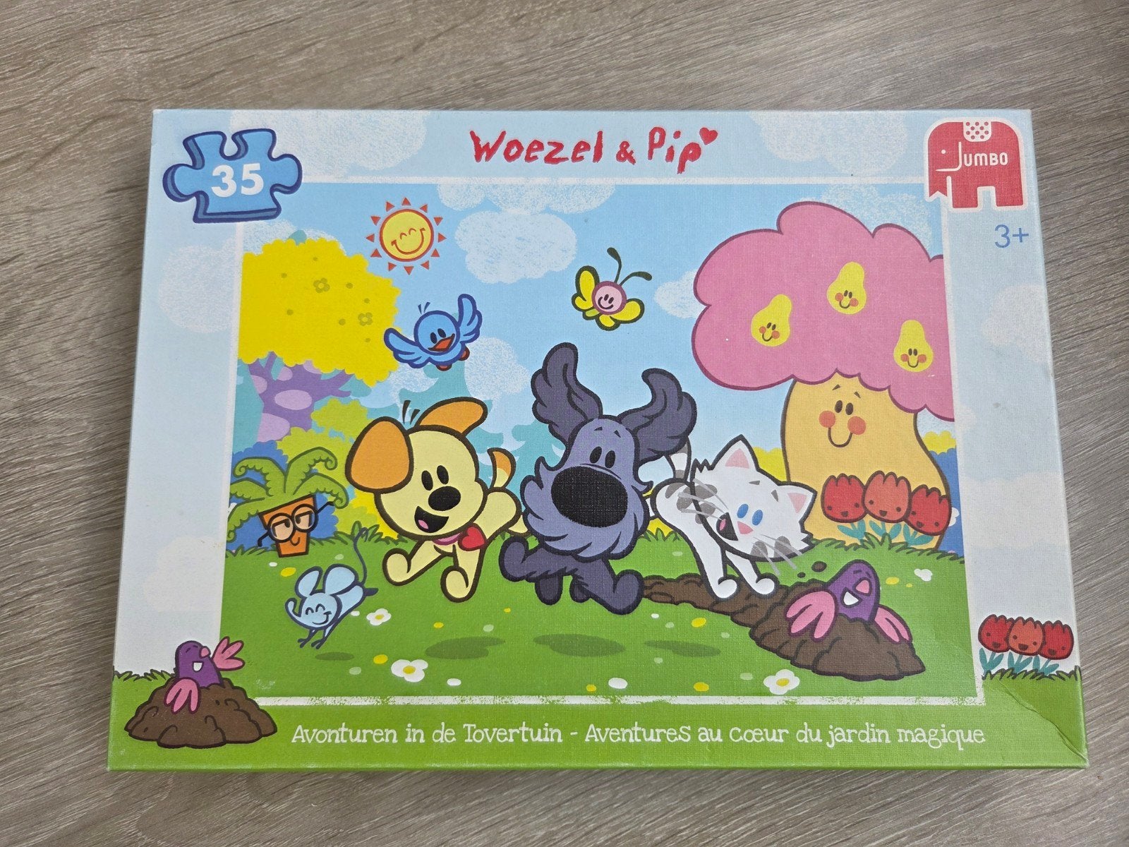 Woezel & Pip Jumbo Legpuzzel 35 stukjes, Kinderen en Baby's, Speelgoed | Kinderpuzzels, Ophalen of Verzenden