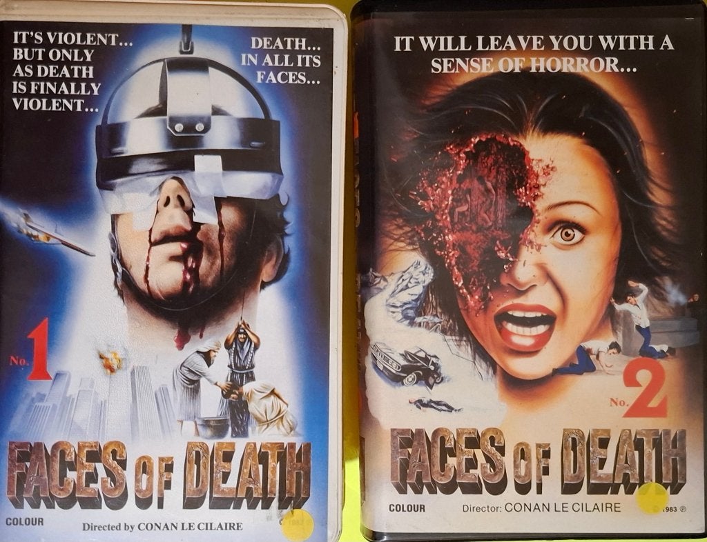 Faces of Death 1 & 2 - 2x Video2000 - Standard Video, Horror, Engels, Vanaf 16 jaar, VCC