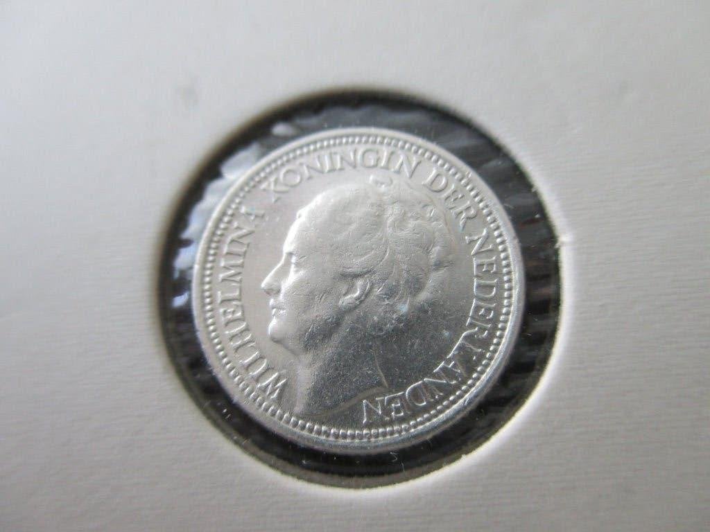 Dubbeltje 1937, Zilver, Ophalen of Verzenden, 10 cent, Koningin Wilhelmina
