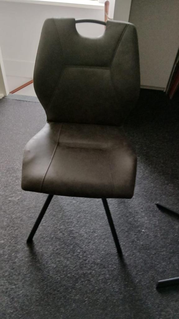 Eetkamerstoel jesse, Ophalen, Nieuw, Grijs, Eén