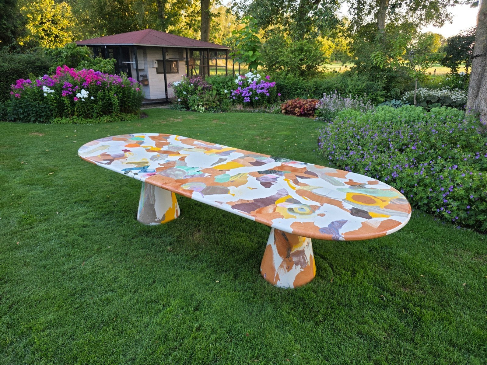 Dirk van der Kooij Meltingpot design tafel 320cm showmodel, Ophalen of Verzenden
