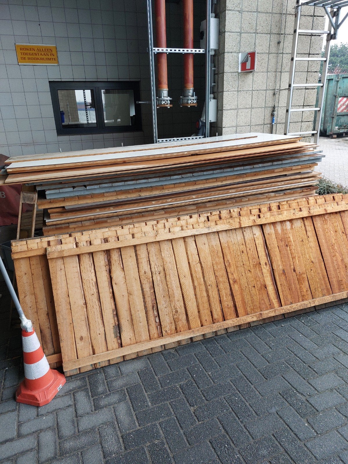 Palletstelling planken, Ophalen of Verzenden, 250 cm of meer, Planken