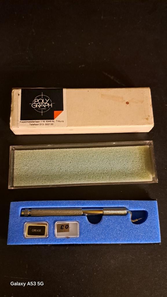 Polygraph graveerpen met accessoires, vintage, Hobby en Vrije tijd, Knutselen, Zo goed als nieuw, Gereedschap of Toebehoren, Ophalen of Verzenden