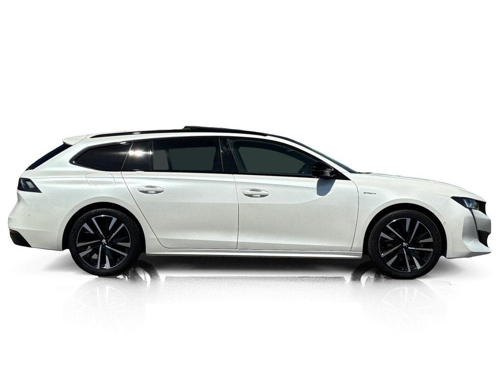 Peugeot 508 SW 1.6 HYbrid 225 GT Pack ✅ Pano ✅ Nappa Led, Auto's, Peugeot, 745 kg, Gebruikt, 4 cilinders, Wit