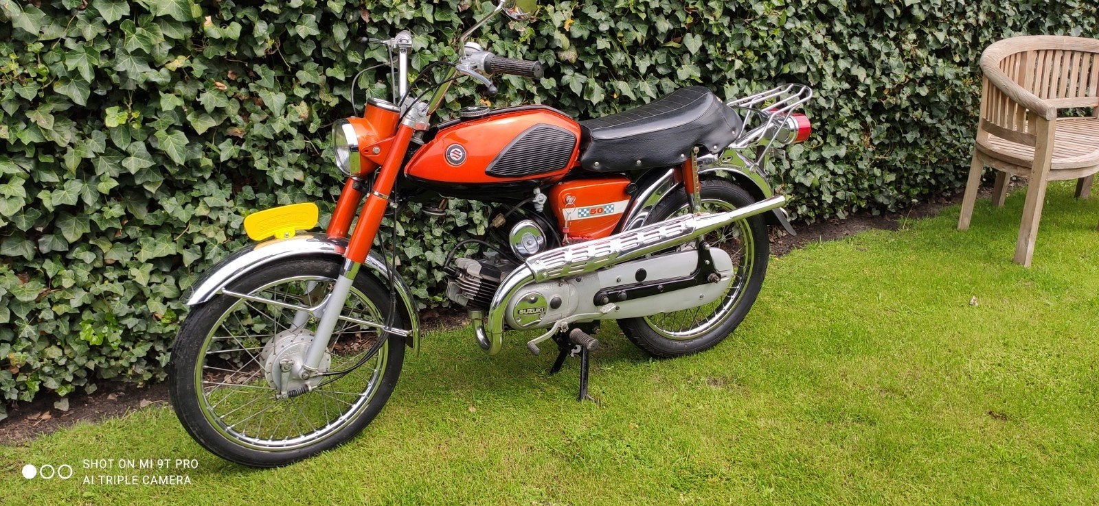suzuki 50 cc  vintage 1974, Fietsen en Brommers, 50 cc, 5 versnellingen, Ophalen, Overige merken