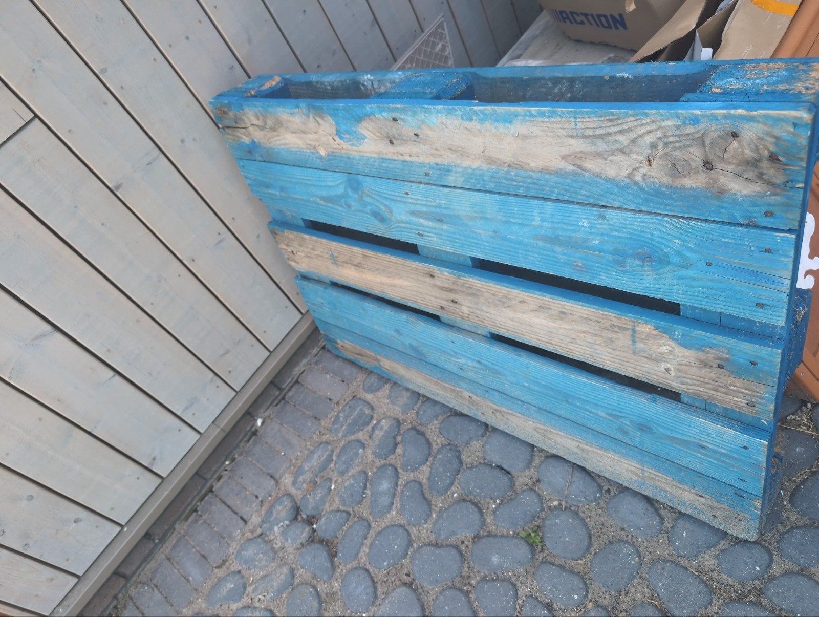 Houten pallet gratis ophalen, Ophalen, Pallet